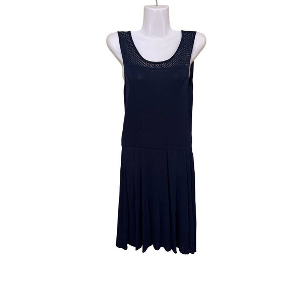 Cynthia Rowley  Crochet Detail Drop Waist Dress M Vacation Beach Resort Cruise - Picture 1 of 12